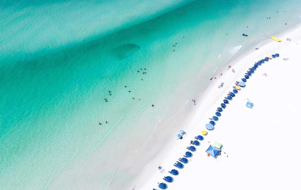 A beautiful beach in Santa Rosa Beach, FL