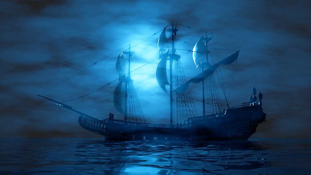 The Flying Dutchman ghost ship