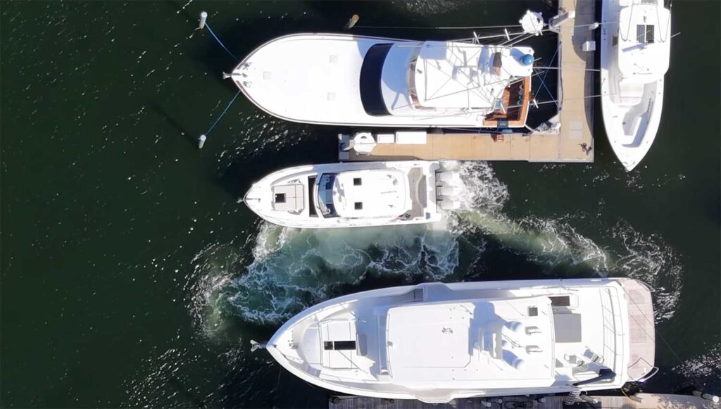 Boat maneuvering while docking